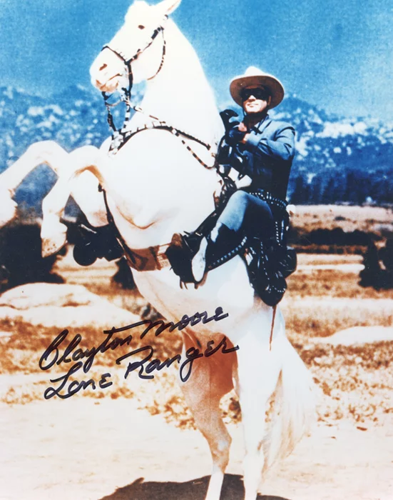 Clayton Moore autograph
