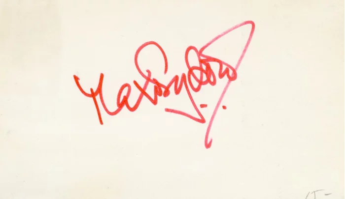 Max Von Sydow autograph