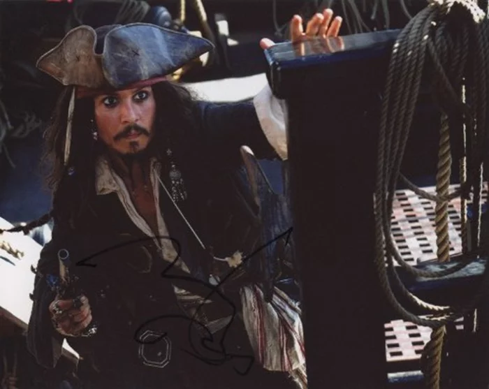 Johnny Depp autograph