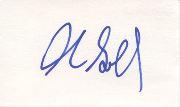 Elon Gold autograph
