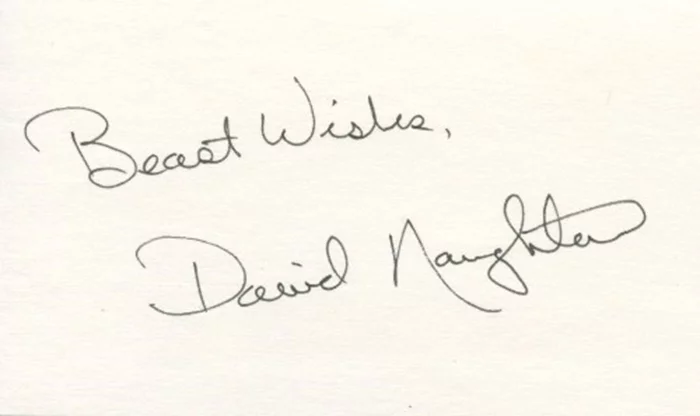 David Naughton autograph