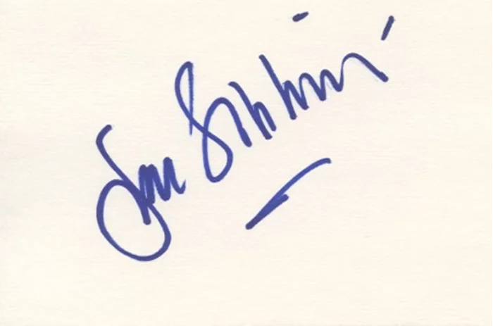 James B. Sikking autograph