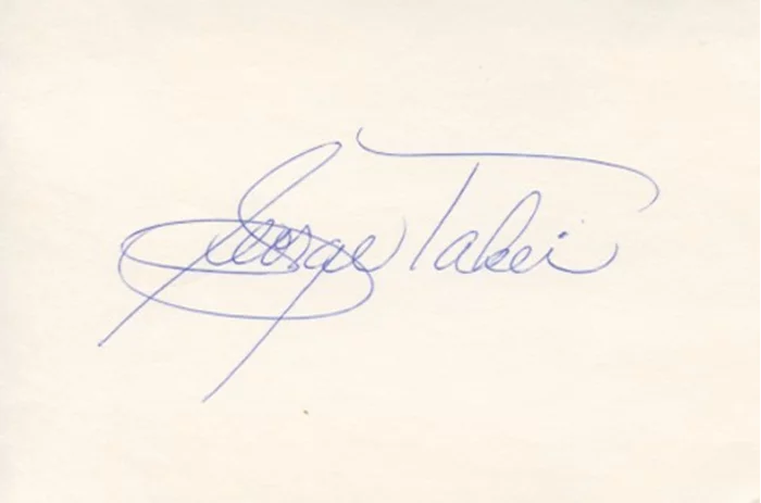 George Takei autograph