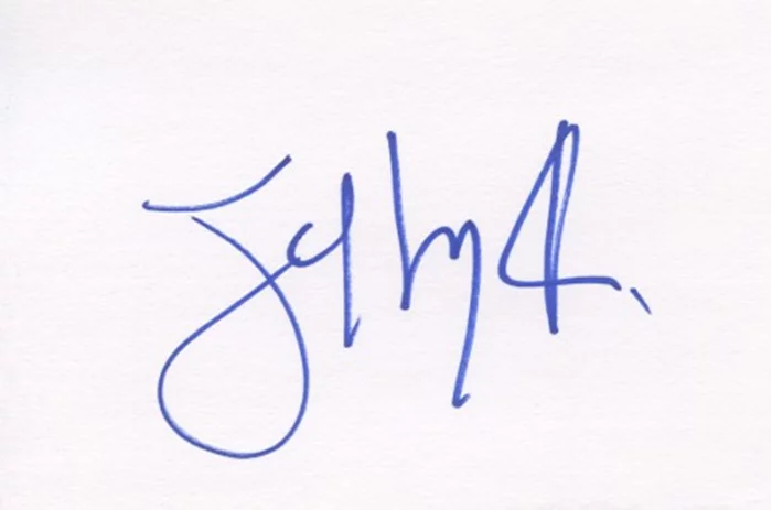 Jeffrey Katzenberg autograph
