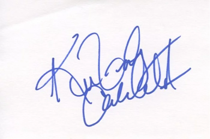 Kimberly Caldwell autograph