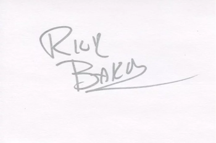 Rick Baker autograph