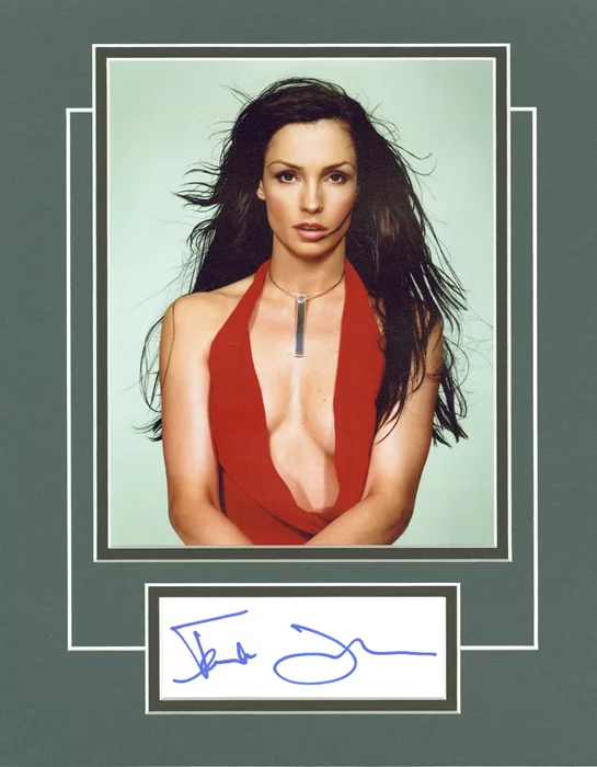 Famke Janssen autograph