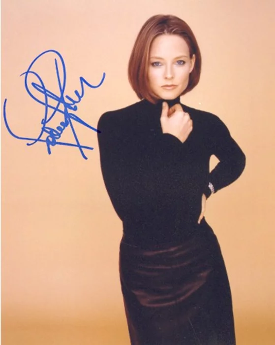 Jodie Foster autograph