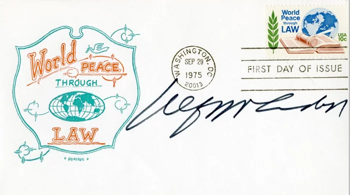 Alf Landon autograph