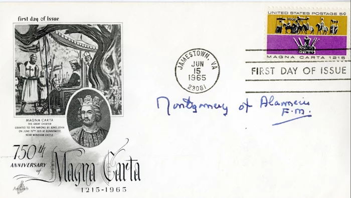 Montgomery of Alamein autograph