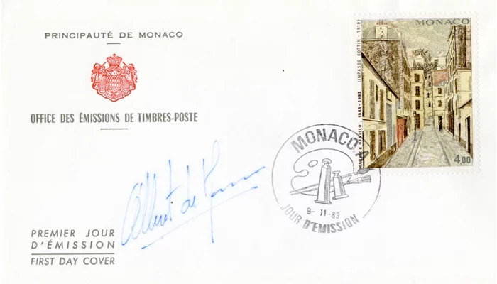 Prince Albert of Monaco autograph