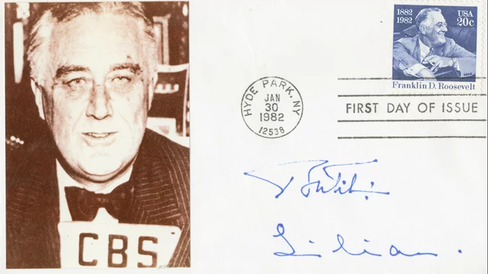 Prince Bertil and Princess Lilian autograph