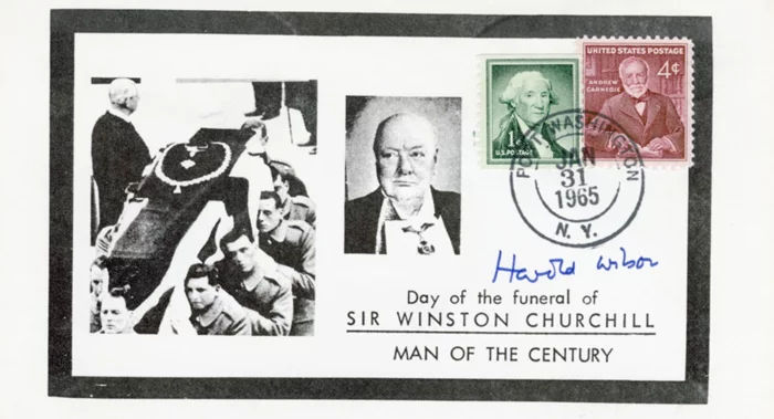 Harold Wilson autograph