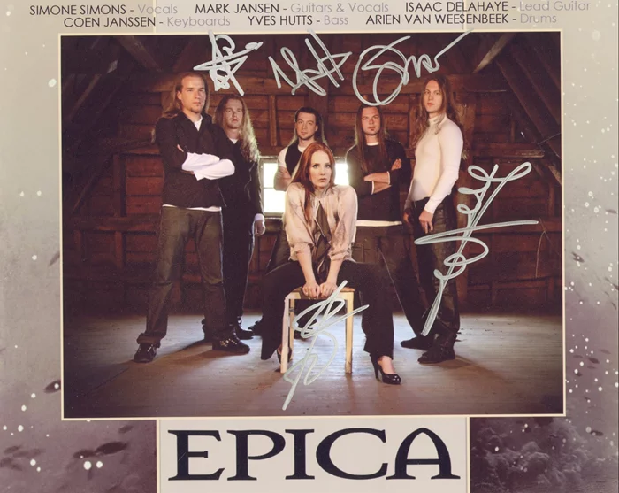 Epica autograph