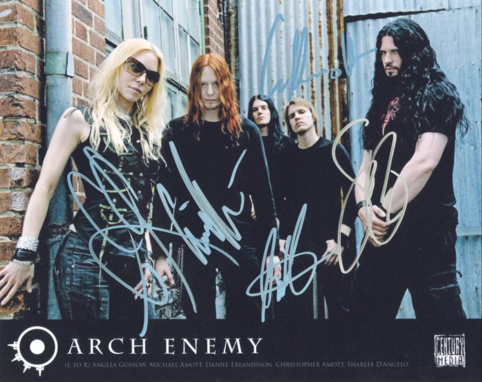 Arch Enemy autograph