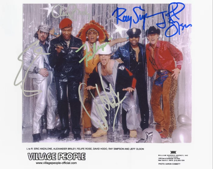 Village People autograph