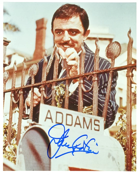 John Astin autograph