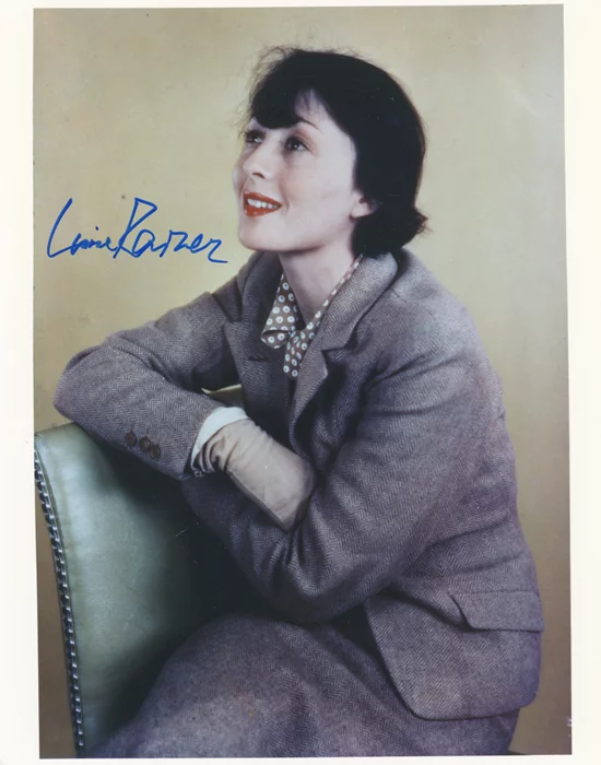 Luise Rainer autograph