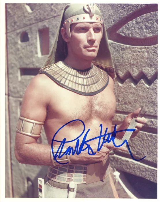 Charlton Heston autograph