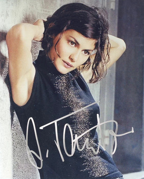 Audrey Tautou autograph