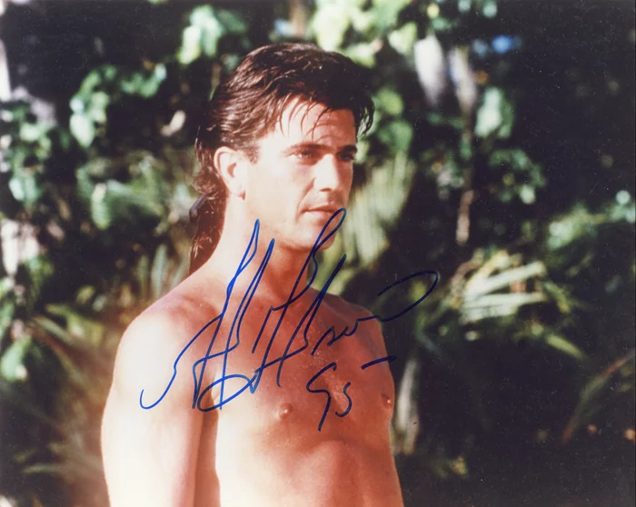 Mel Gibson autograph