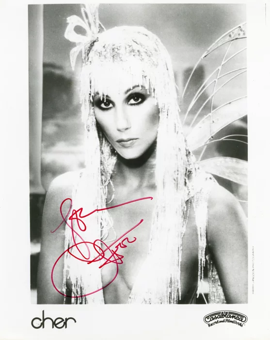Cher autograph