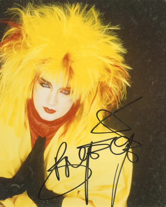 Boy George autograph