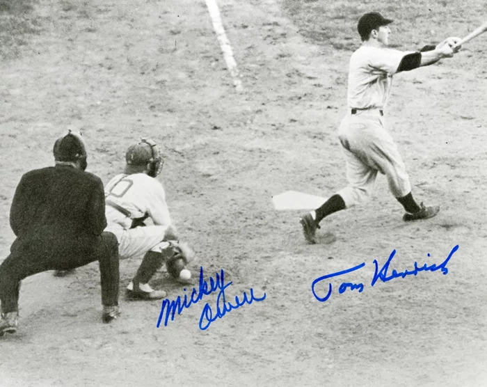 Mickey Owen and the Dropped Third Strike autograph