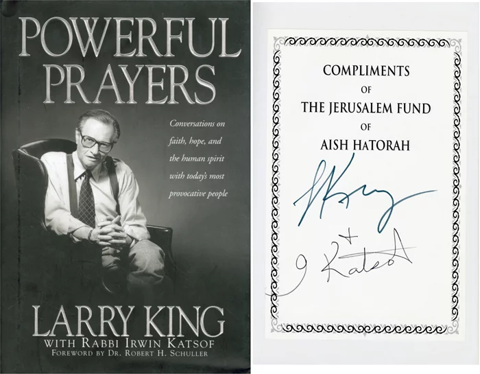 Larry King autograph