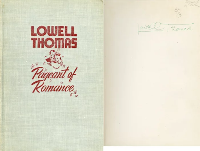 Lowell Thomas autograph