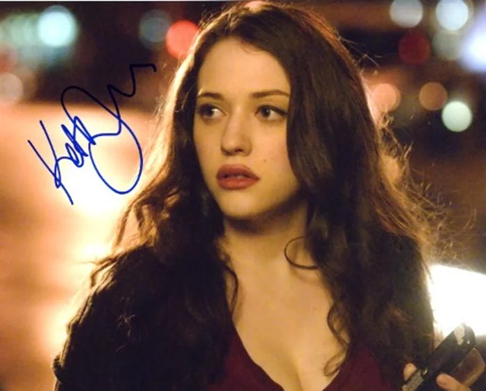 Kat Dennings autograph
