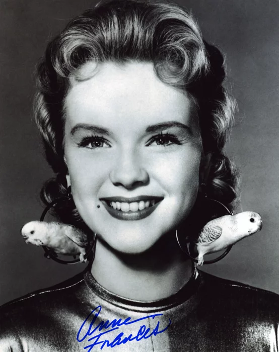 Anne Francis autograph
