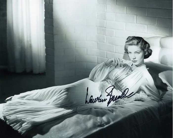 Lauren Bacall autograph