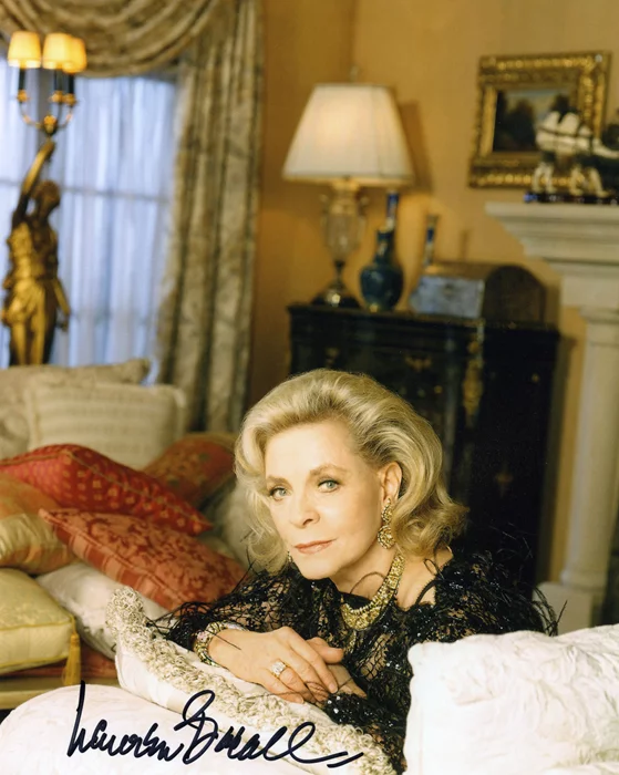 Lauren Bacall autograph