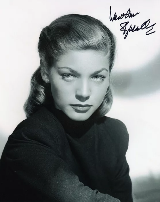 Lauren Bacall autograph