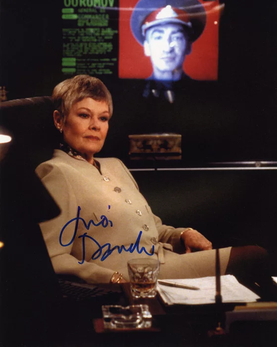 Judi Dench autograph