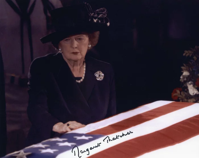 Margaret Thatcher autograph