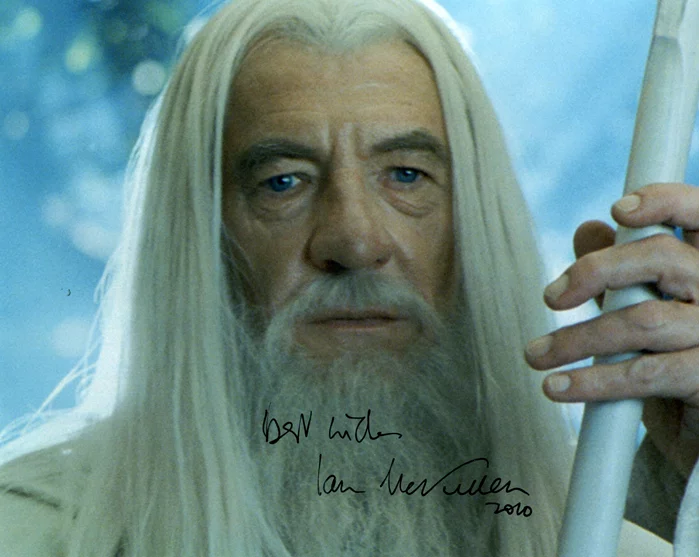 Ian McKellen autograph