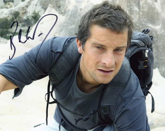 Bear Grylls autograph