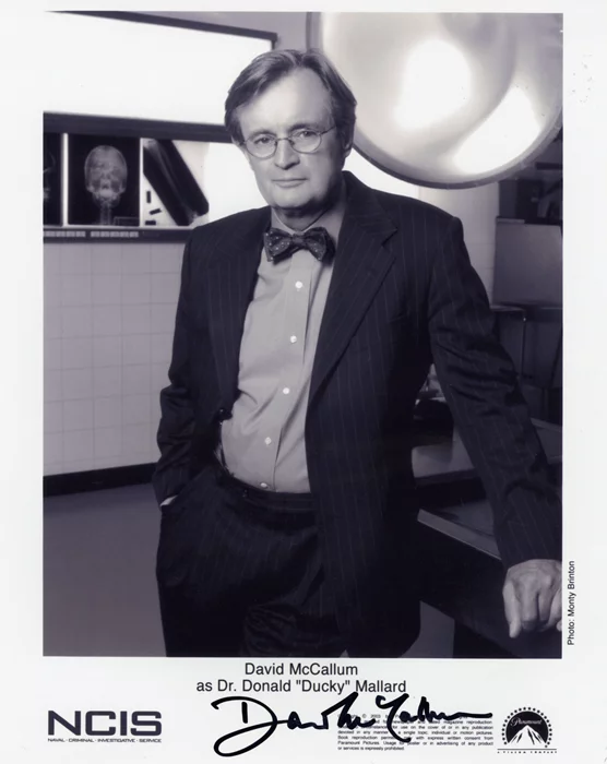 David McCallum autograph