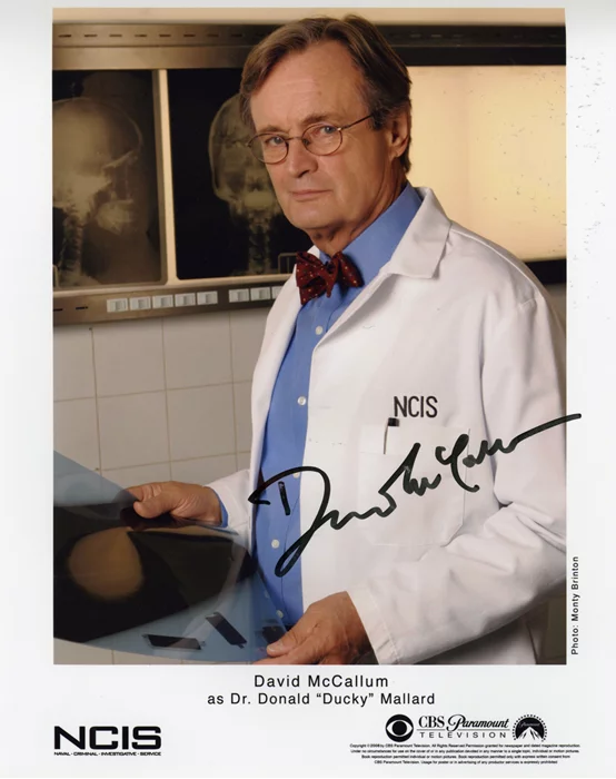 David McCallum autograph