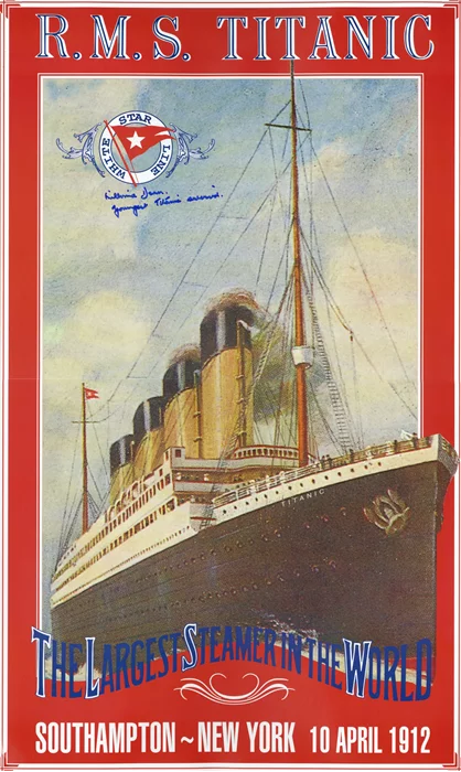 Millvina Dean autograph