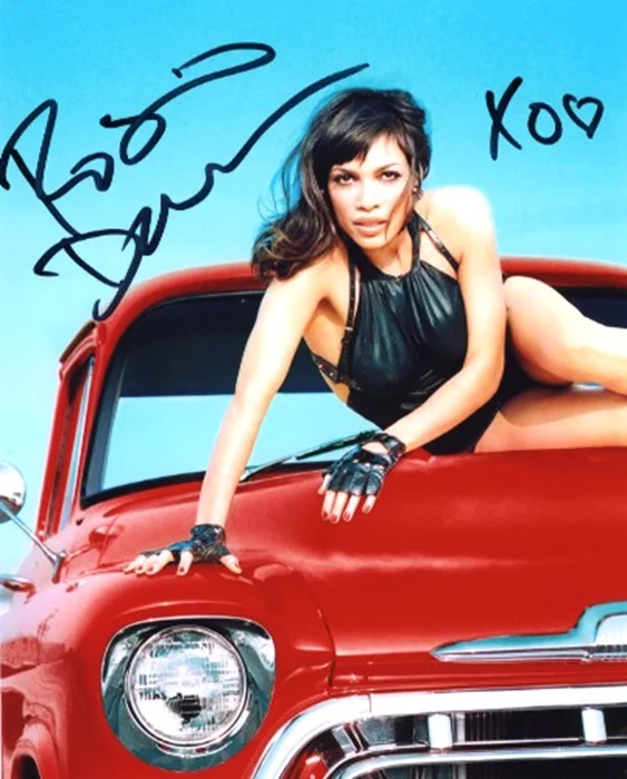 Rosario Dawson autograph