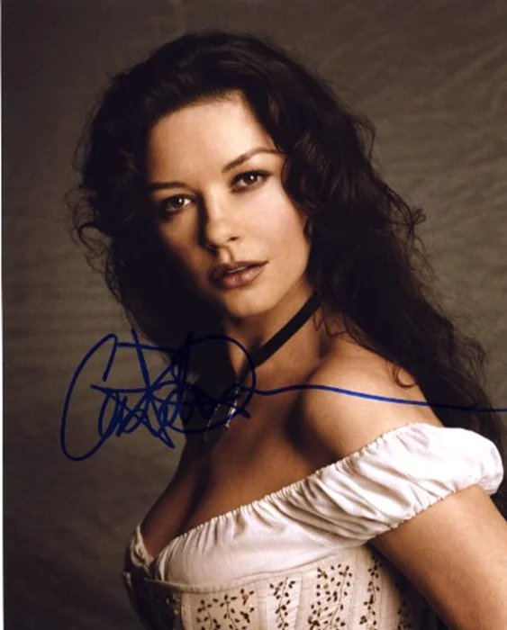 Catherine Zeta Jones autograph