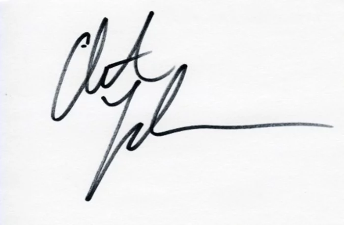 Anton Yelchin autograph