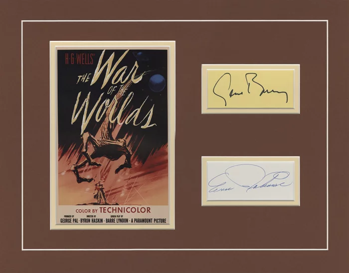 The War of the Worlds autograph