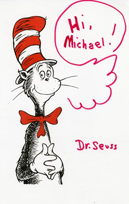 Dr. Seuss autograph