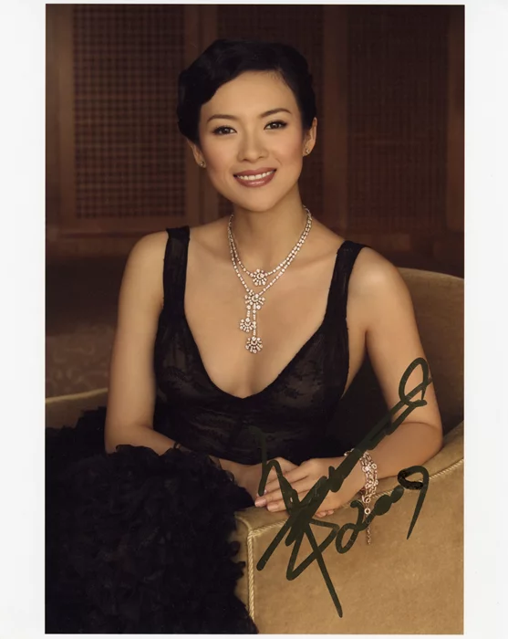 Ziyi Zhang autograph