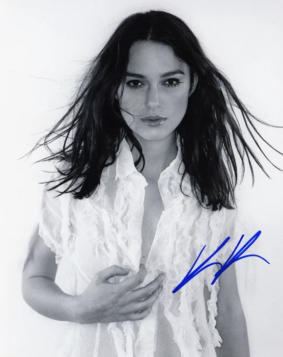 Keira Knightley autograph