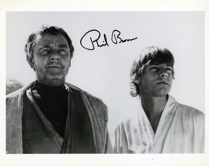 Phil Brown autograph